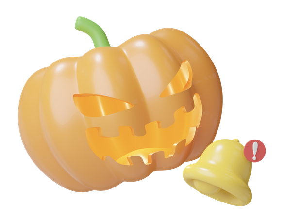Halloween Notification  3D Icon