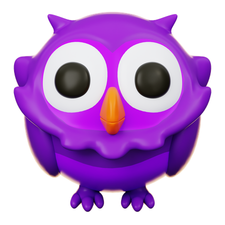 Halloween Owl  3D Icon