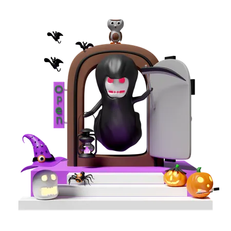 Halloween Party  3D Icon