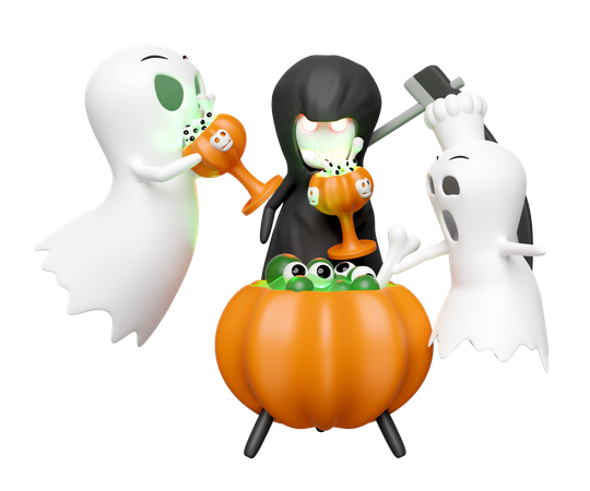 Halloween Party  3D Icon