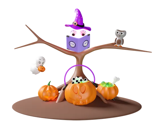 Halloween Party  3D Icon