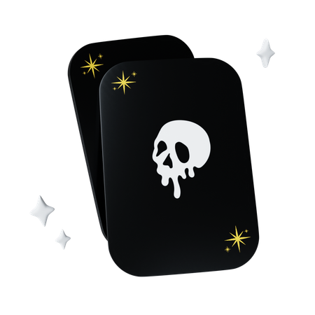 Halloween Playing Card  3D Icon