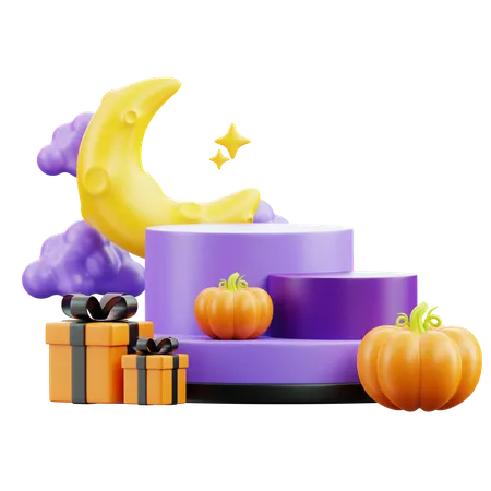 Halloween Podium 2  3D Icon