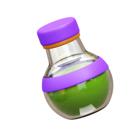 Halloween Poison  3D Icon