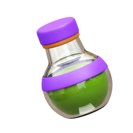 Halloween Poison  3D Icon