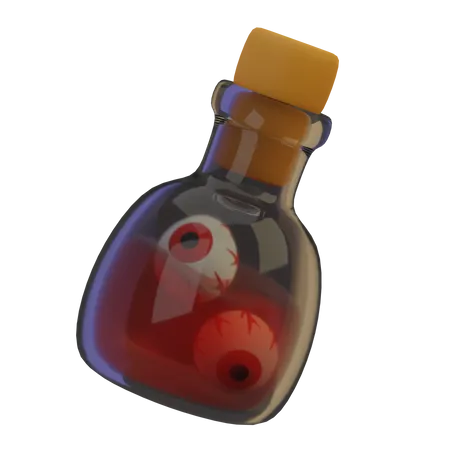 Halloween Poison  3D Icon