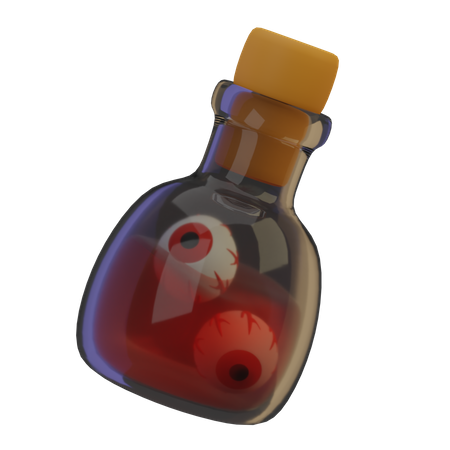 Halloween Poison  3D Icon