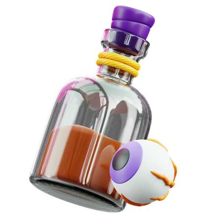 Halloween potion  3D Icon