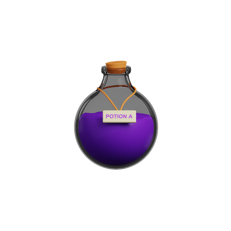 Halloween Potion  3D Icon