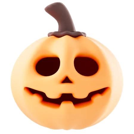 Halloween Pumpkin 3 D Illustration 3D Icon