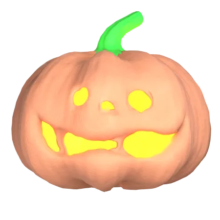 Ready To Use Png Jack O Lantern 3 D Icon In A Clay Style Featuring Various Viewing Angles Front 30 60 Side Perfect For Halloween Decoration And Suitable For Enhancing Your Digital Platform Website Campaign Or Social Media 3D Icon