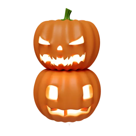 ハロウィンかぼちゃ  3D Icon