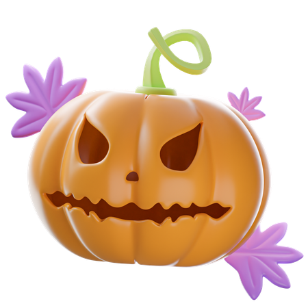 Halloween Pumpkin  3D Icon