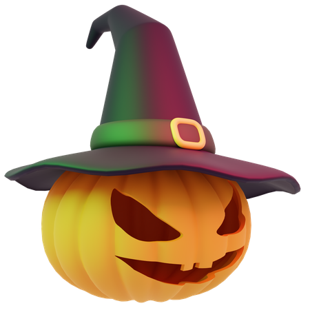 Halloween Pumpkin  3D Icon