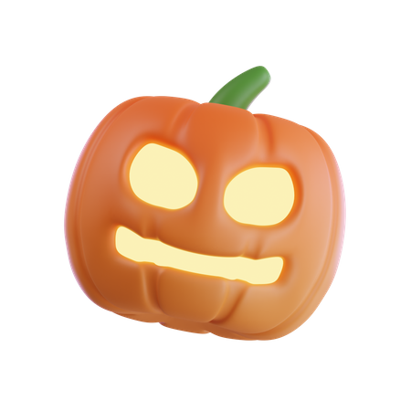 Halloween Pumpkin  3D Icon