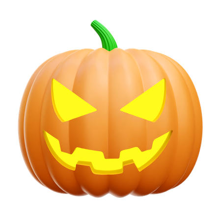 Halloween Pumpkin  3D Icon