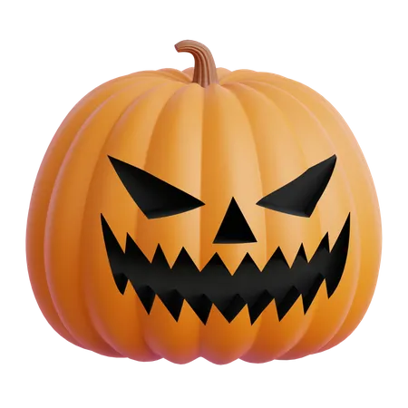 Halloween Pumpkin  3D Icon