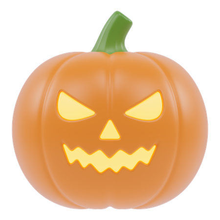 Halloween Pumpkin  3D Icon