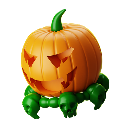 Halloween Pumpkin  3D Icon