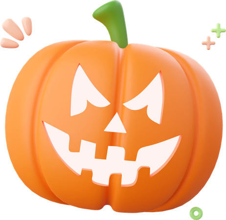 Halloween Pumpkin  3D Icon