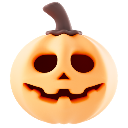 Halloween Pumpkin  3D Icon