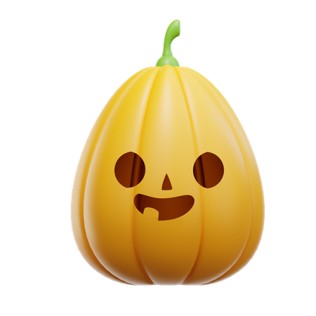 Halloween Pumpkin  3D Icon