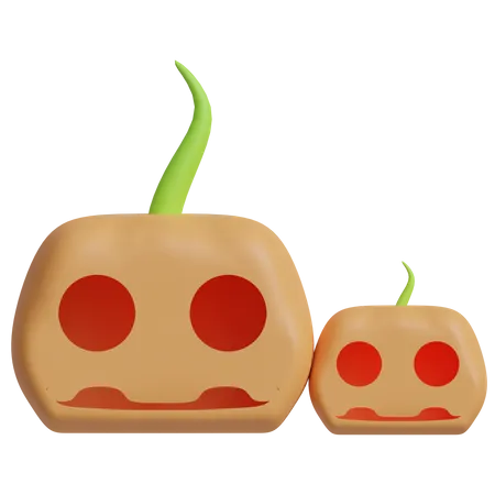 Halloween Pumpkin  3D Icon