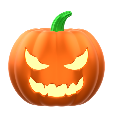 Halloween Pumpkin  3D Icon