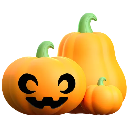 Halloween Pumpkin  3D Icon