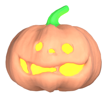 Halloween Pumpkin  3D Icon