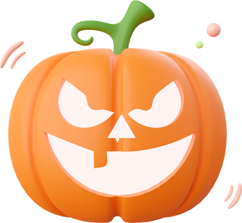 Halloween Pumpkin  3D Icon