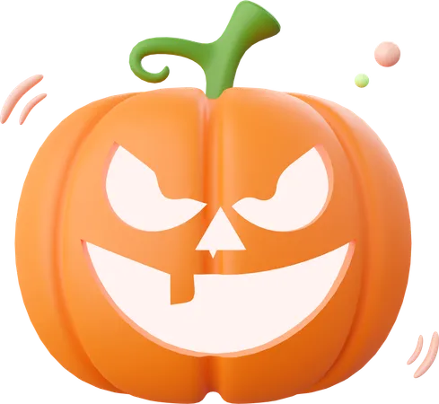 Halloween Pumpkin  3D Icon