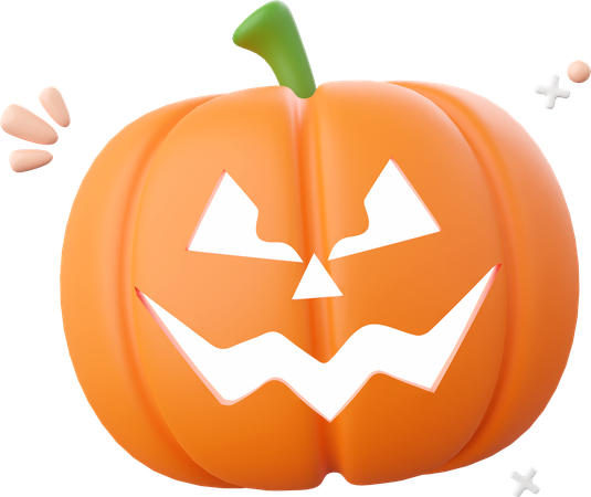 Halloween Pumpkin  3D Icon