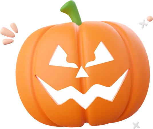 Halloween Pumpkin  3D Icon