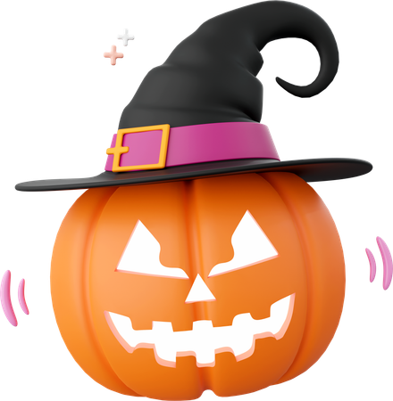 Halloween Pumpkin  3D Icon