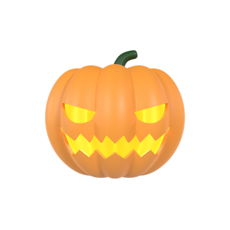 Halloween Pumpkin  3D Icon