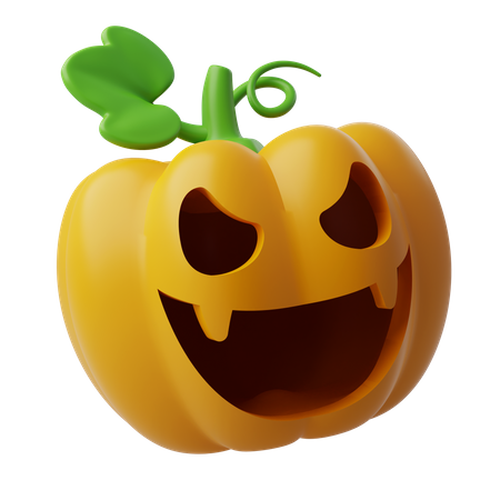 Halloween Pumpkin  3D Icon