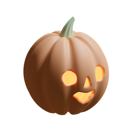 Halloween Pumpkin  3D Icon