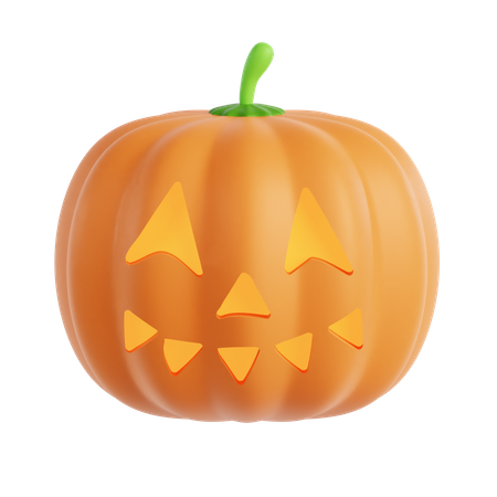 Halloween Pumpkin  3D Icon