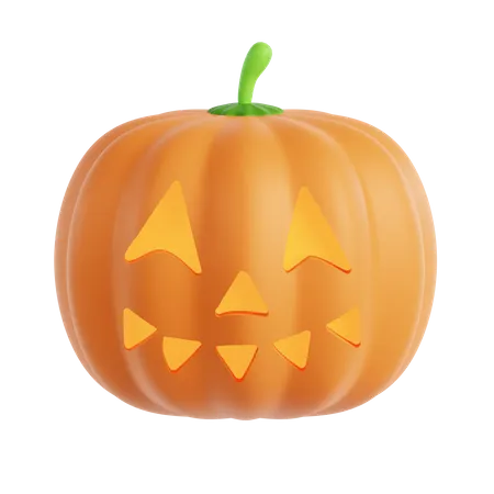 Halloween Pumpkin  3D Icon