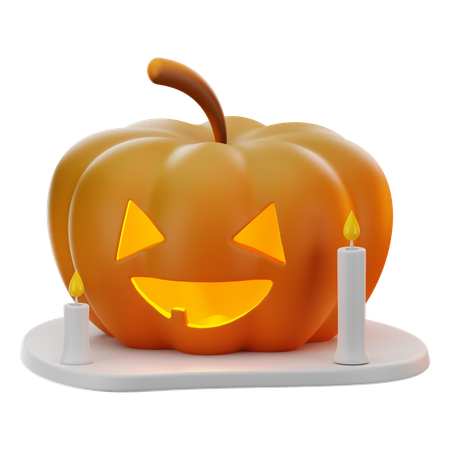 Halloween Pumpkin  3D Icon