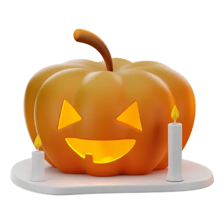 Halloween Pumpkin  3D Icon