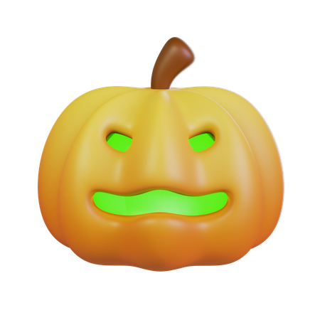 Halloween Pumpkin  3D Icon