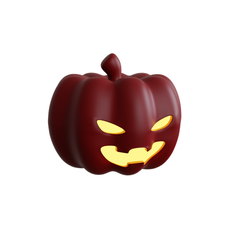 Halloween Pumpkin  3D Icon