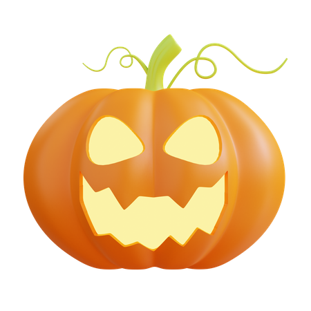 Halloween Pumpkin  3D Icon