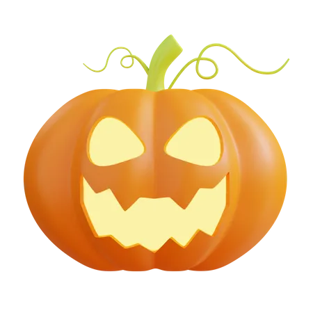 Halloween Pumpkin  3D Icon