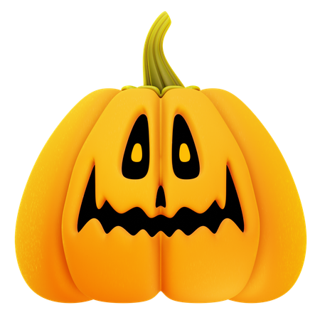 Halloween Pumpkin  3D Icon