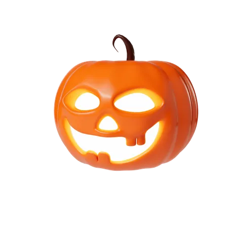 Halloween Pumpkin  3D Icon