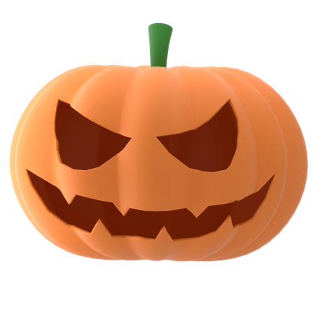 Halloween Pumpkin  3D Icon