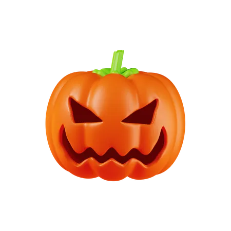 Halloween Pumpkin  3D Icon